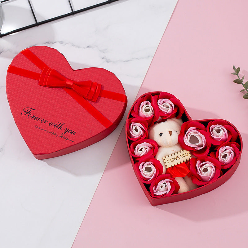 Rose love gift box