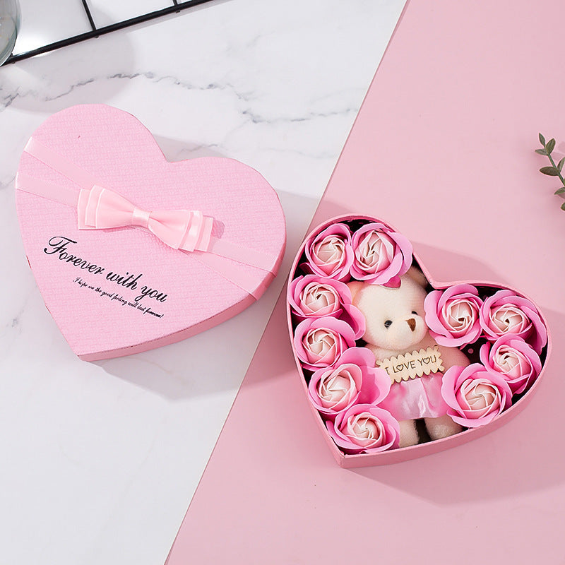 Rose love gift box