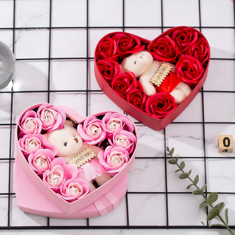 Rose love gift box