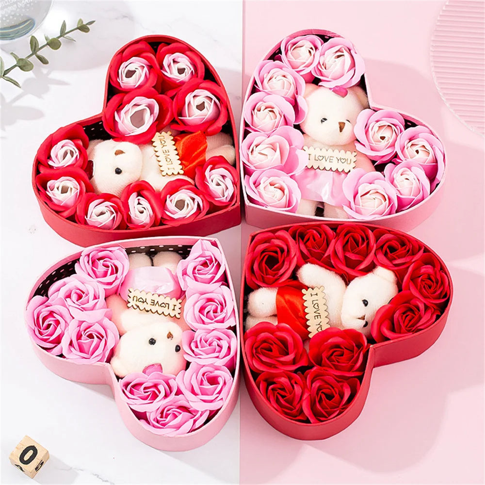 Rose love gift box